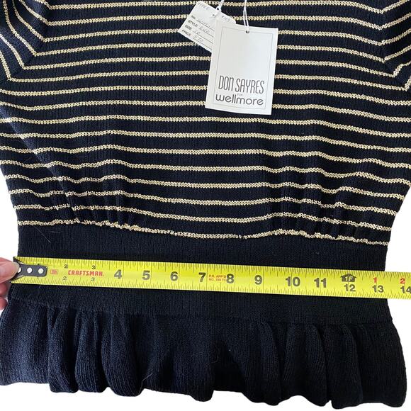 DON SAYRES for Wellmore Vintage 80s Wool Dress Blazer Suit Set Size 10 NWT - Picture 11 of 13